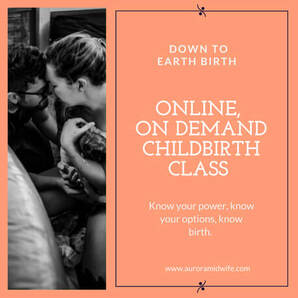 Graphic for online childbirth course